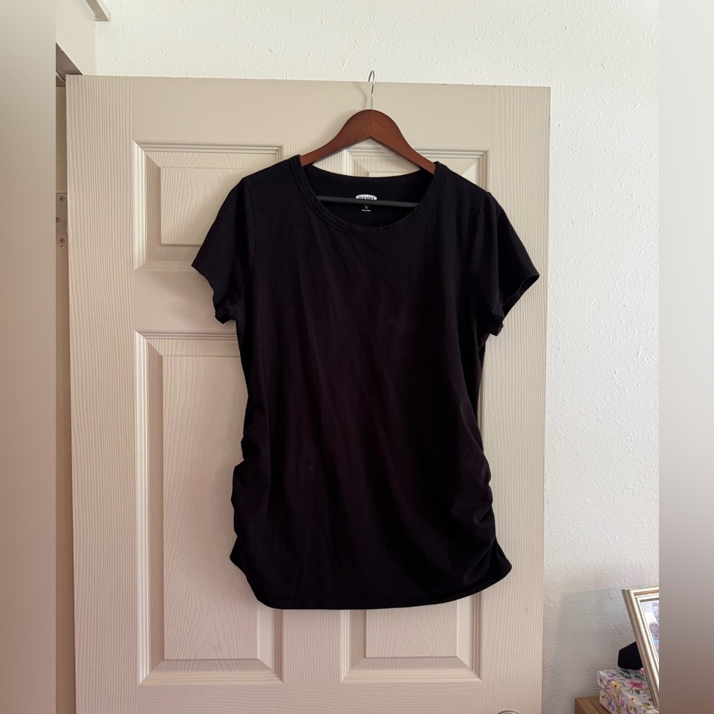 Classic Black Women's Maternity Top